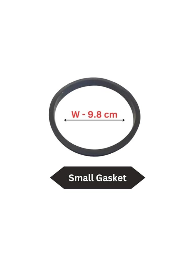 Kedari Enterprises Jar gasket Compatible for"Panasonic/National Panasonic" Mixer/Grinder Jars" Small(9.8cm) & Big(12.6cm)" (1 small & 2 big Units, Black) - Image 3