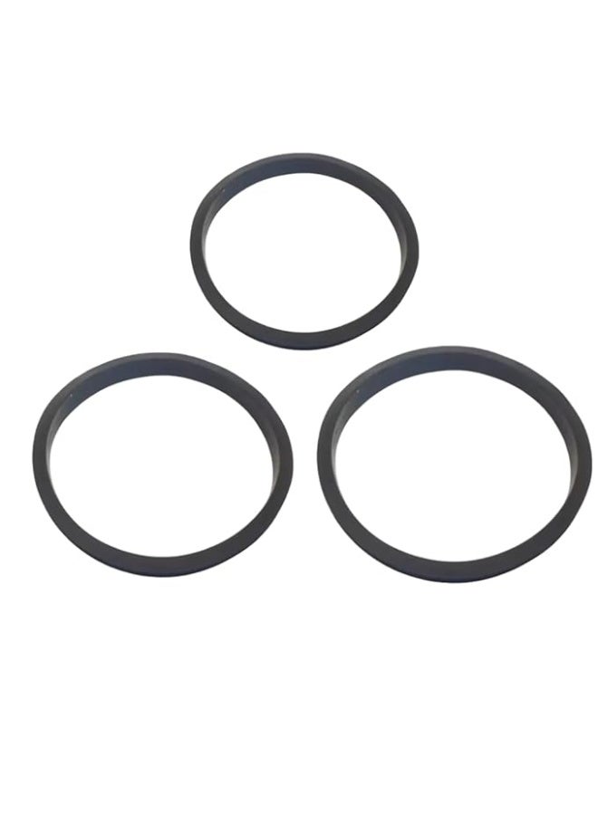 Kedari Enterprises Jar gasket Compatible for"Panasonic/National Panasonic" Mixer/Grinder Jars" Small(9.8cm) & Big(12.6cm)" (1 small & 2 big Units, Black) - Image 1
