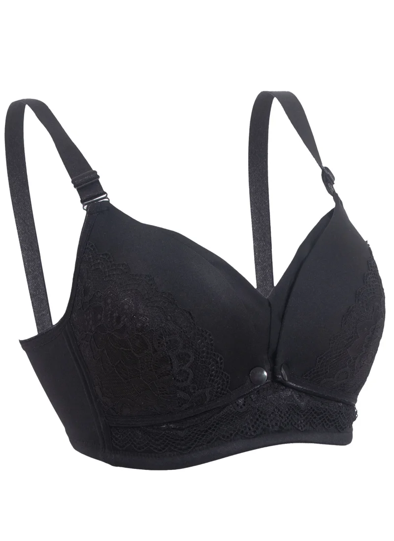 أوكوس Full Cup Maternity And Nursing Bra Black X Large
