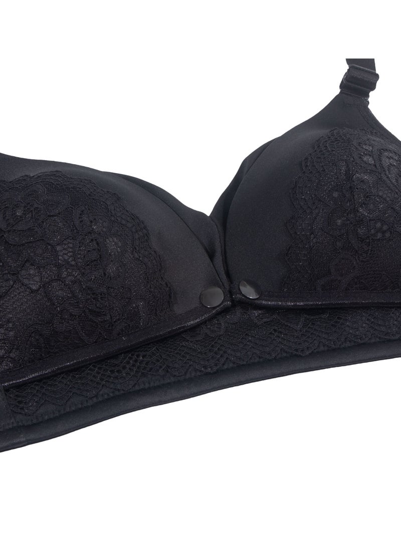 Okus - Full Cup Maternity And Nursing Bra Black X Large - Image 1