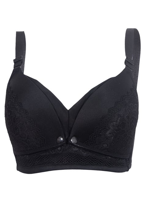 Full Cup Maternity And Nursing Bra Black X Large