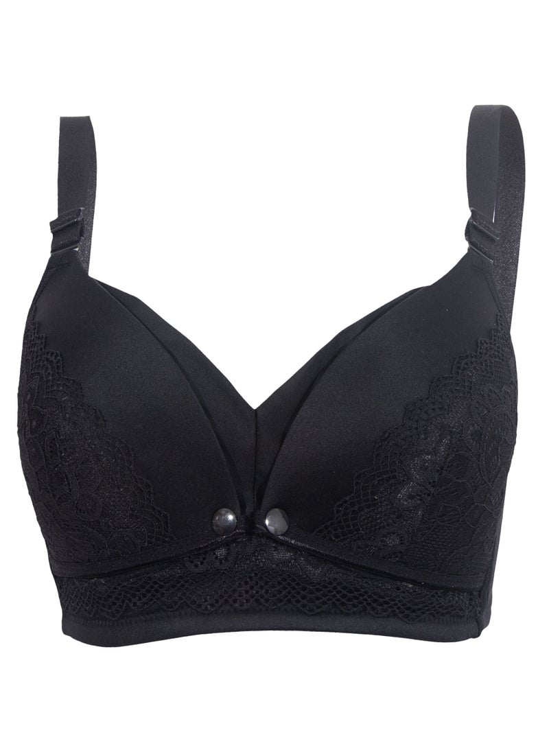 Okus - Full Cup Maternity And Nursing Bra Black X Large - Image 1