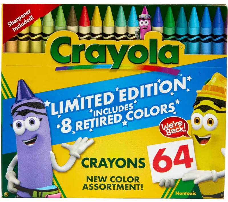 Crayola Crayola Classic & Limited Edition Retired Crayons, 64 Count