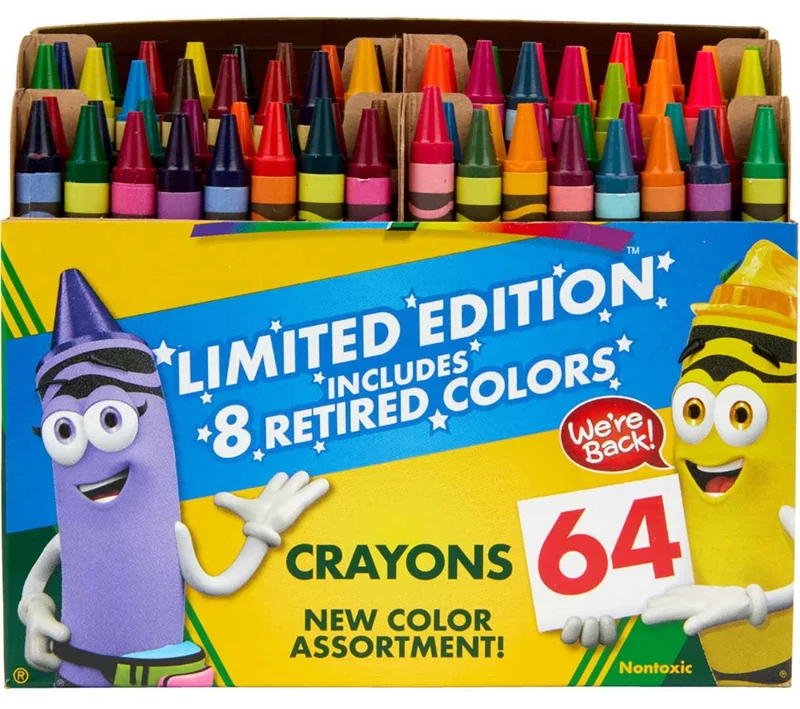 Crayola Crayola Classic & Limited Edition Retired Crayons, 64 Count