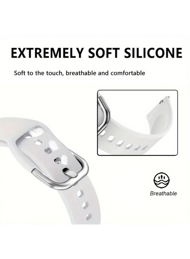 Yellow Silicone Case and Strap for Xiaomi Redmi Watch 5 Lite Full Cover Screen Protector - Image 5
