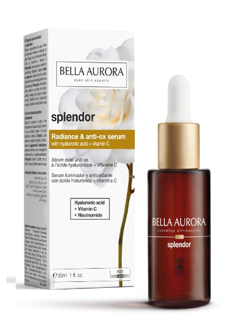 BELLA AURORA SPLENDOR RADIANCE&ANTI-OX SERUM 30ML