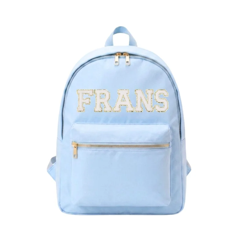 القبيلة السعيدة Baby Blue School Backpack