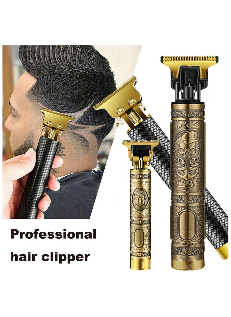 Cronier T99 Original Professional Hair Clipper and Beard Trimmer, Gold, GZ-T99  - Image 3