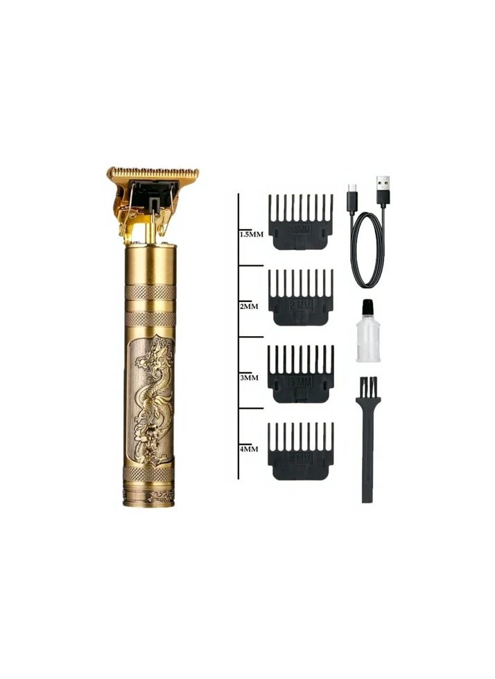 Cronier T99 Original Professional Hair Clipper and Beard Trimmer, Gold, GZ-T99  - Image 4