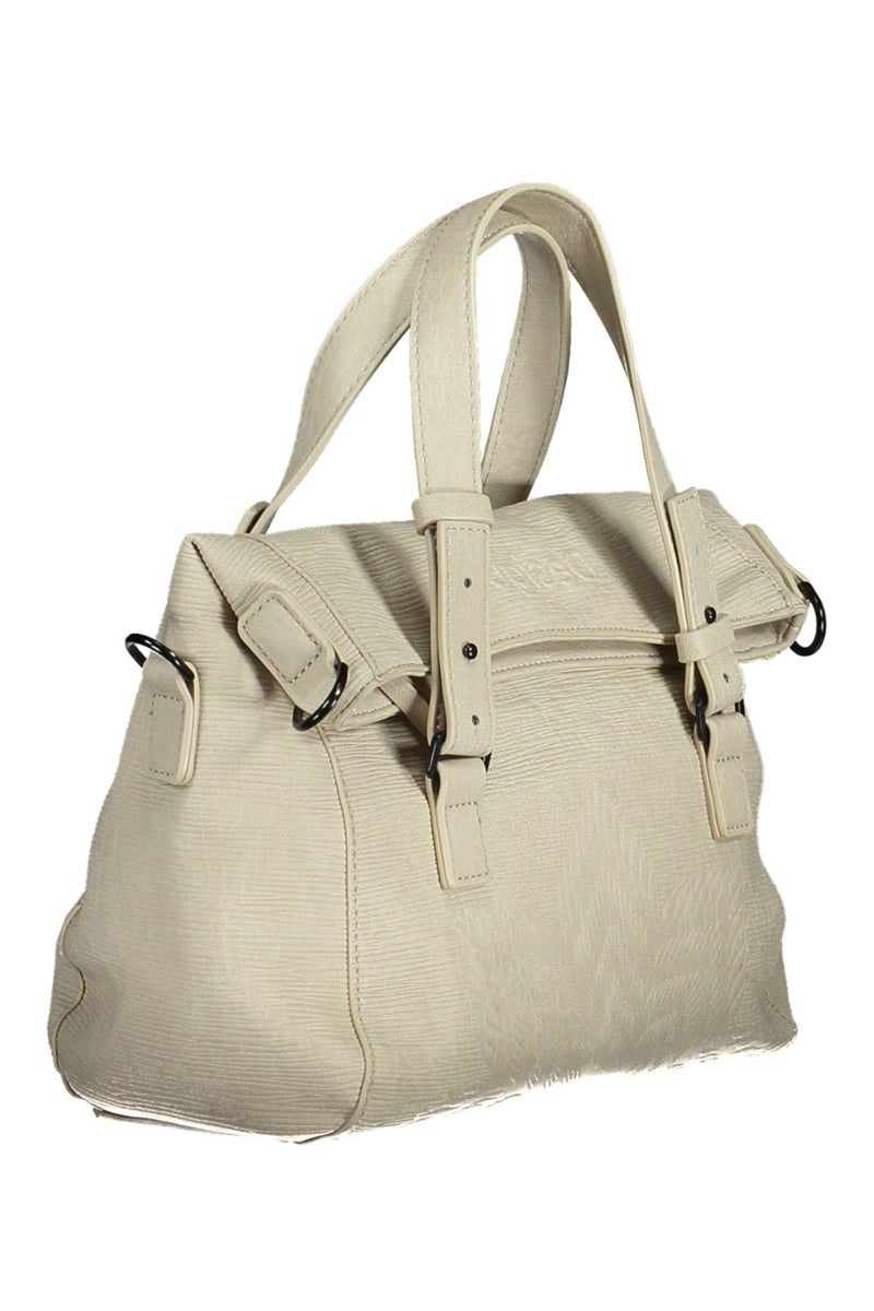 Desigual Accessories PU Hand Bag, White - Image 3