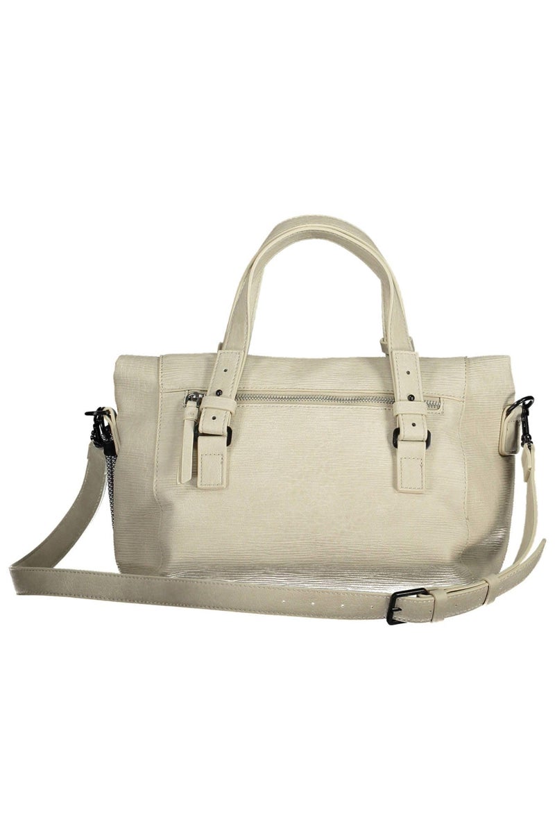 Desigual Accessories PU Hand Bag, White - Image 2