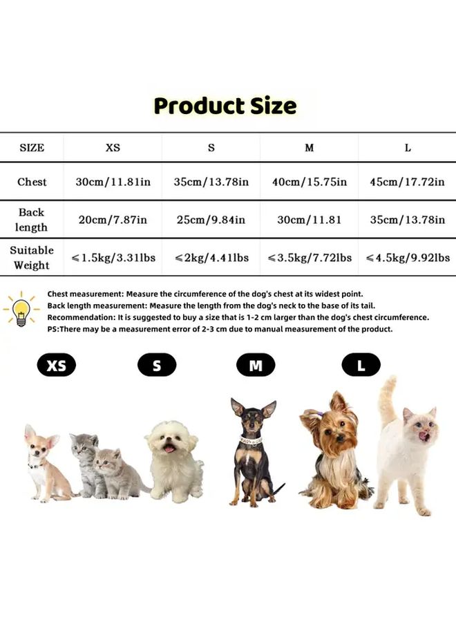 One Red Strawberry Cartoon Soft Faux Plush Warm Pullover Vest For Small Dogs And Cats Autumn Winter Pet Clothing Size M - Image 4