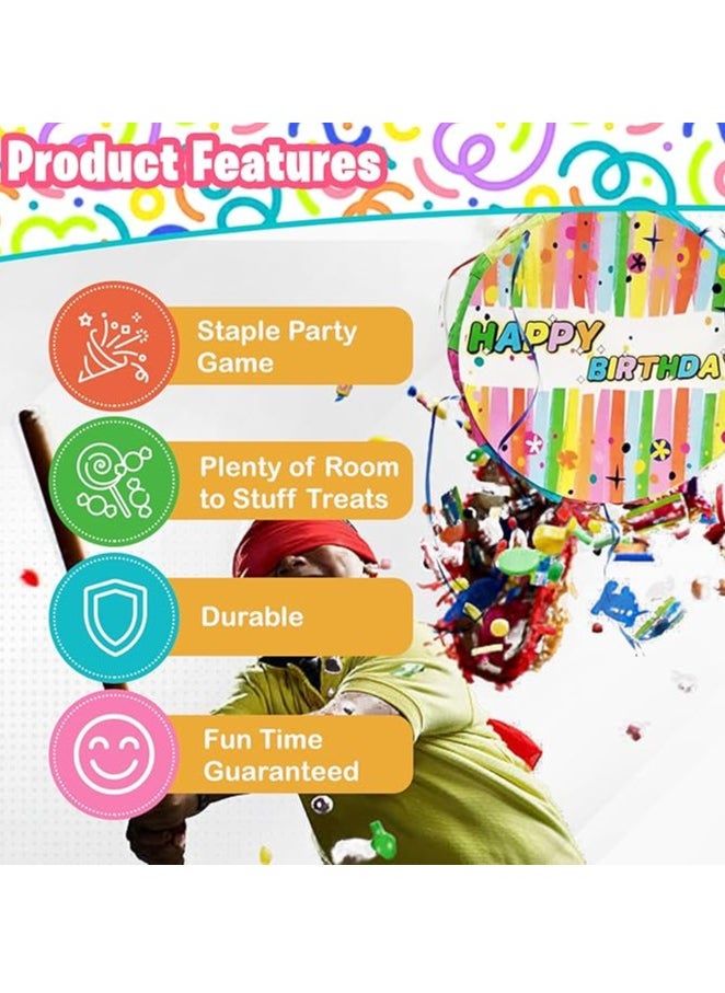 Home Smart Pinata Birthday Pinatas for Boys and Girls Gift for Kid's Birthday Party Decoration Holiday and More  - Image 3