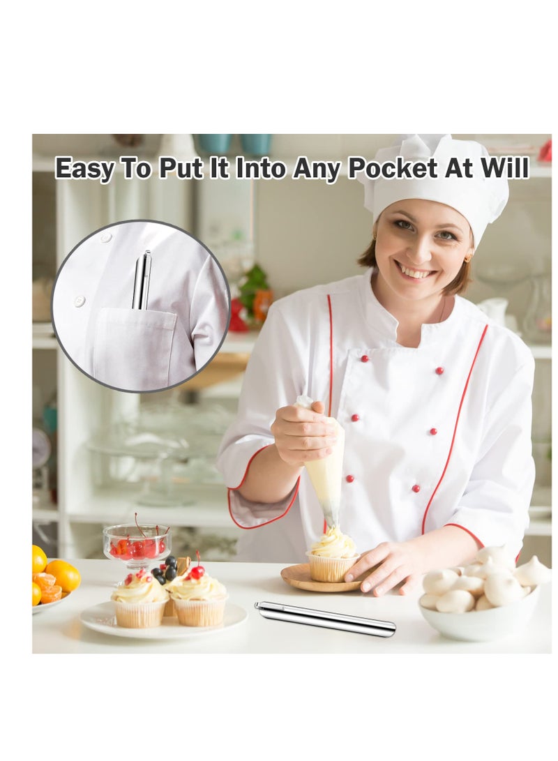 SYOSI مكنسات فتات المطاعم، منظف فتات المطاعم، مكشطة فتات عالية الجودة من الفولاذ المقاوم للصدأ، أداة فتات للنادلين والنادلات والخدمات (3 عبوات، فضي) - Image 4