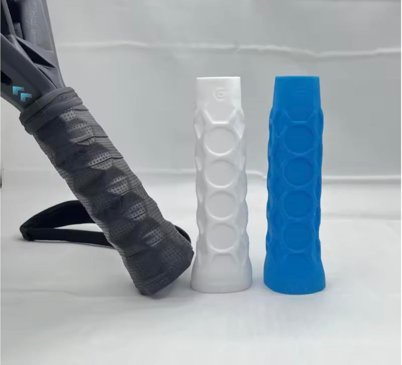 Silicone Hexa Grip Insert for Padel, Pickleball &amp; Beach Tennis Rackets – Anti-Vibration, Better Grip, Finger Support, Easy Installation