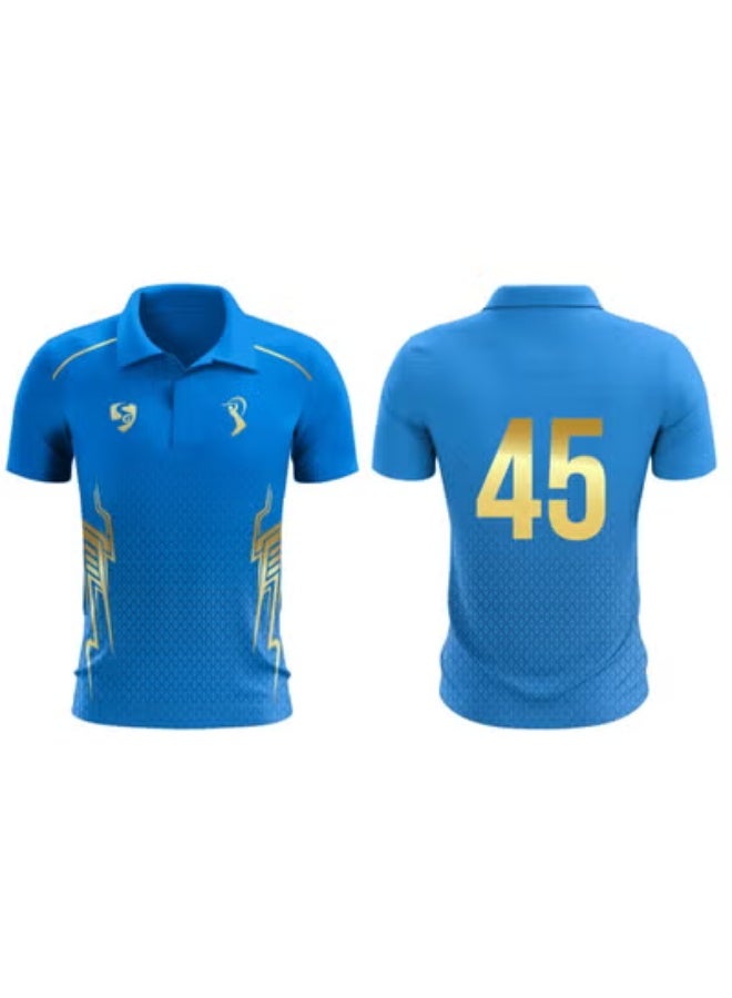 SG IPL 2026 | Mumbai Indians(MI) T-Shirt | Unisex Regular Fit | Half Sleeve | Stretchable Match Fit Fan Jersey - Image 1