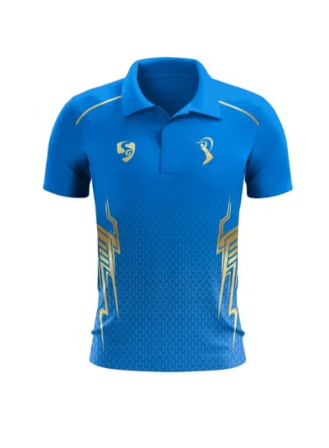SG IPL 2026 | Mumbai Indians(MI) T-Shirt | Unisex Regular Fit | Half Sleeve | Stretchable Match Fit Fan Jersey - Image 2