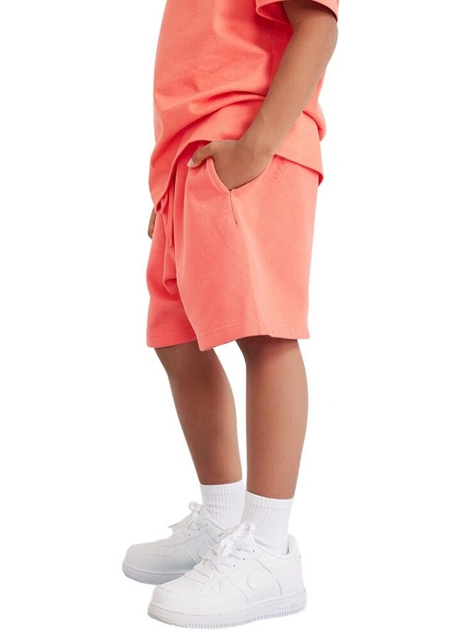 Mei Stylish Kids Unisex Cotton Breathable Plain Summer Casual Shorts - Image 4