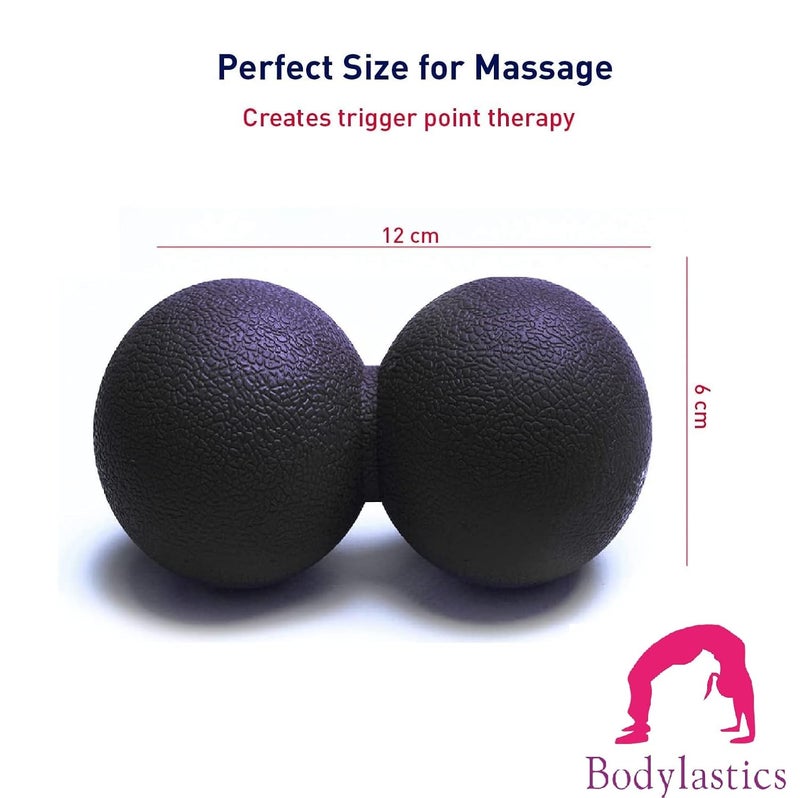 Bodylastics Deep Tissue Peanut Massage Balls For Total Body Deep Tissue Massage, Trigger Point Therapy, Muscle Knots, Myofascial Release - Image 2