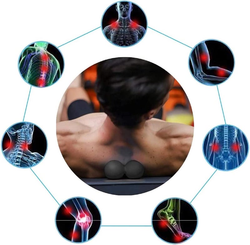 Bodylastics Deep Tissue Peanut Massage Balls For Total Body Deep Tissue Massage, Trigger Point Therapy, Muscle Knots, Myofascial Release - Image 5