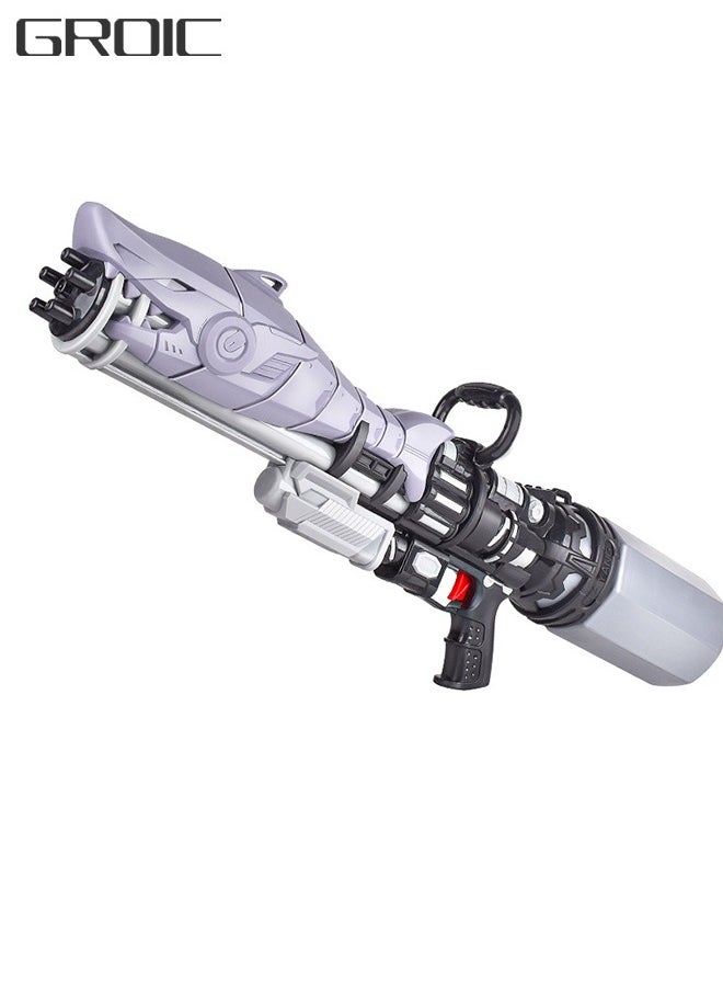 GROIC - 75cm Large Water Guns for Kids, Super Squirt Gun Water Soaker Blaster High Capacity, Big Size Long Shooting Range Summer Water Toys Gun, Squirt Water Blaster Guns, Extra large Gatling Water Gun - Image 1