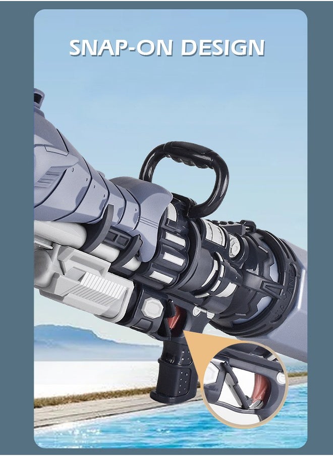 GROIC - 75cm Large Water Guns for Kids, Super Squirt Gun Water Soaker Blaster High Capacity, Big Size Long Shooting Range Summer Water Toys Gun, Squirt Water Blaster Guns, Extra large Gatling Water Gun - Image 1