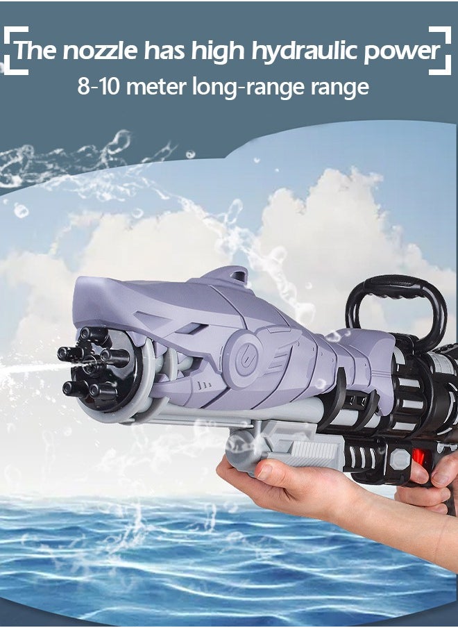 GROIC - 75cm Large Water Guns for Kids, Super Squirt Gun Water Soaker Blaster High Capacity, Big Size Long Shooting Range Summer Water Toys Gun, Squirt Water Blaster Guns, Extra large Gatling Water Gun - Image 1