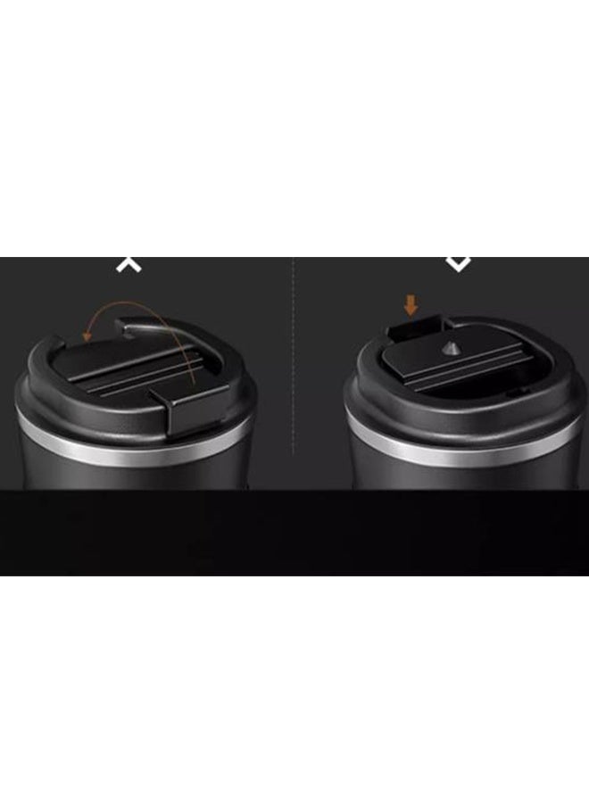 سيستار كوب القهوة السفر 510ML / 17oz الفولاذ المقاوم للصدأ الفراغ الجليد والمشروبات الساخنة معزولة الكأس للمكتب المنزلي في الهواء الطلق تعمل السيارة - Image 5