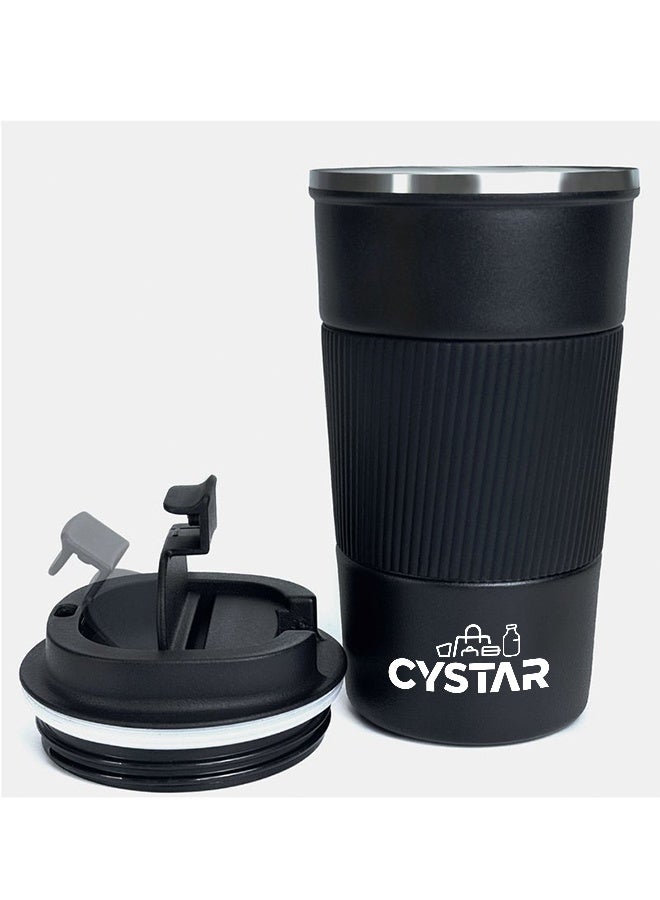 سيستار كوب القهوة السفر 510ML / 17oz الفولاذ المقاوم للصدأ الفراغ الجليد والمشروبات الساخنة معزولة الكأس للمكتب المنزلي في الهواء الطلق تعمل السيارة - Image 1