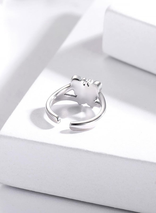 Sariel 925 Sterling Silver Toe Rings for Women Boho Adjustable Mid Finger Rings Summer Vacation Ocean Beach (Butterfly) - Image 4