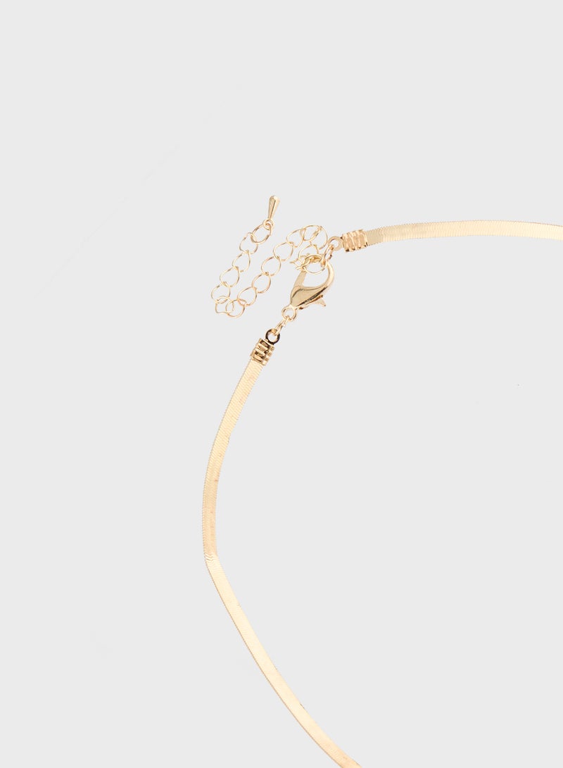 Ella Limited Edition Pearl Choker Necklace & Earring Set - Image 4