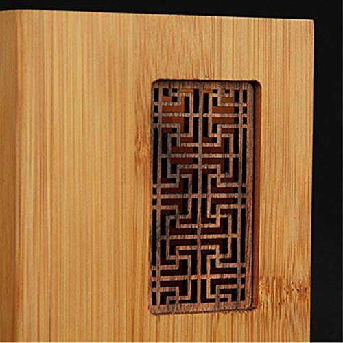 SzBlaze Creative Design Japanese Garden Style Bamboo Wood Desk Pen Pencil Holder Stand for Office School（Style 1） - Image 4
