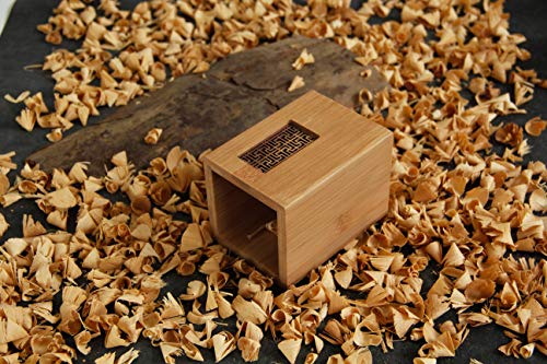 SzBlaze Creative Design Japanese Garden Style Bamboo Wood Desk Pen Pencil Holder Stand for Office School（Style 1） - Image 5