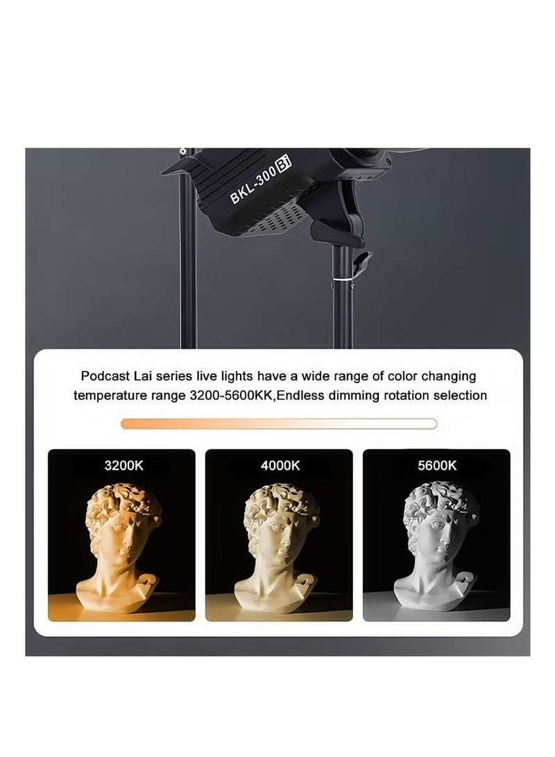 Glanfen Professional COB Photography Studio Lighting Kit,120W 2700-6500K Bi-Color Led Video Light with 60*90cm Softbox & Adjustable Stand for Photo/Video/Live Streaming - Image 4