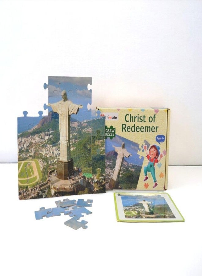 Mittimate Christ The Redeemer Jigsaw Puzzle Game for Kids Age 4 to 6 Old I 36 Pieces Puzzle Toy I Birthday Gift for Children - Image 1