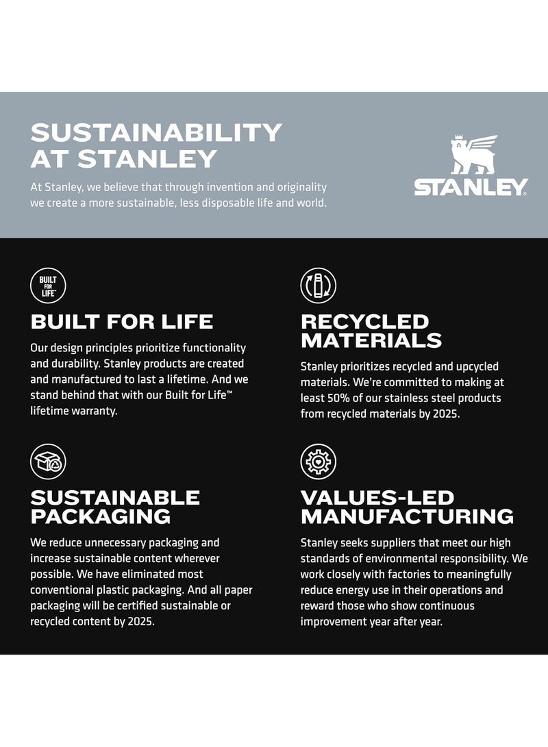 ستانلي مج حراري 1200 مل – تصميم أنيق من استانلس ستيل SUS 304 بغطاء محكم وشاليمو، يحافظ على الحرارة والبرودة - Image 5