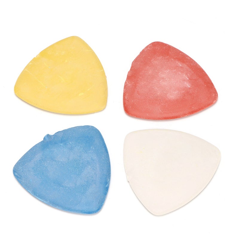 Tailors Chalk 10 Pack 4 Colors - Easy Grip Triangular Shape Fabric Marker for Professional & Home Tailors, Temporary Fabric Marking - Image 4
