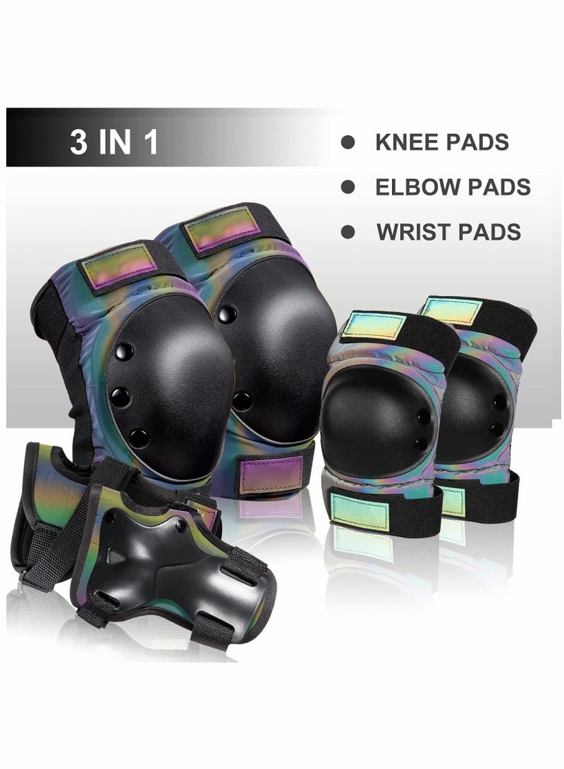 Y&D Sports Protective Gear Set Teens Adult Knee Elbow Wrist Pads Protection Equipment for Bicycle Inline Skating - Image 3