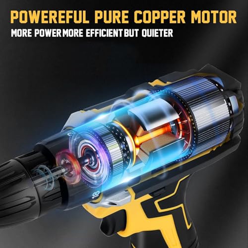 MECRAAF® 12V Cordless Screwdriver and Drill Machine - Compact, Lightweight, Powerful - 1350 RPM | Reversible switch Multi-Torque Clutch, 10mm Keyless Chuck - 2 x1.5Ah Battery | 6 months motor warranty - Image 2