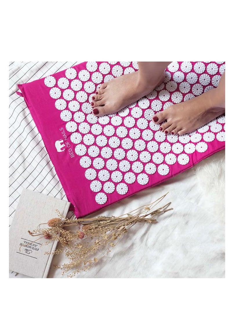 Bed of Nails Acupressure Mat - Pink - Image 4
