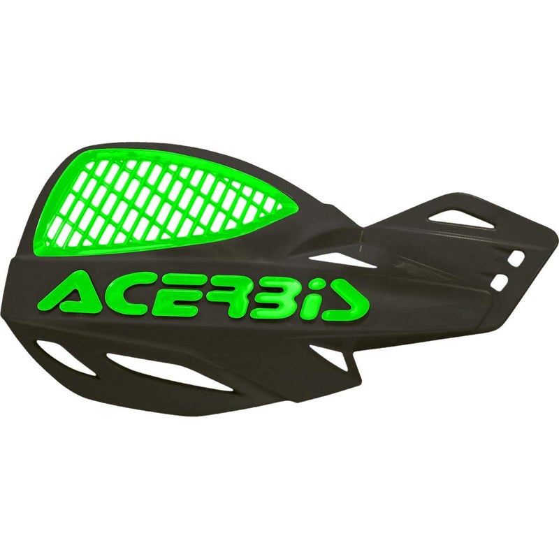 أكربس واقيات يد Acerbis Uniko MX ذات فتحات تهوية (أسود/أخضر) - Image 2