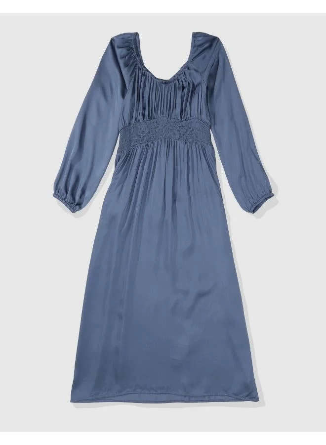 Aerie Smocked Waist Midi Dress