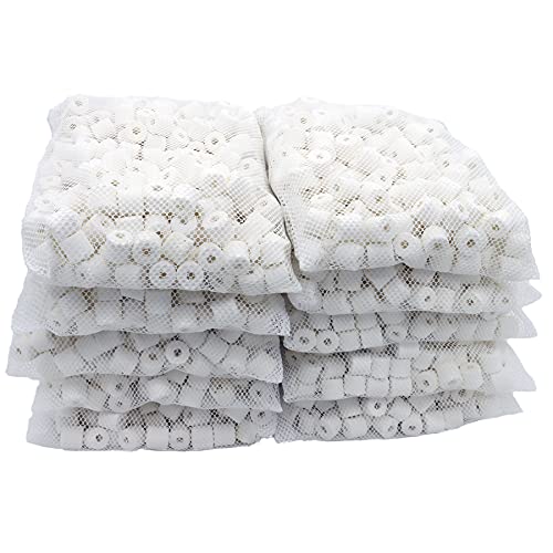 JIHAQUA Aquarium Bio Ceramic Rings 10 lbs Filter Media for Pond Fish Tank Canister Filter - Image 3