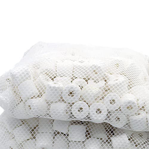 JIHAQUA Aquarium Bio Ceramic Rings 10 lbs Filter Media for Pond Fish Tank Canister Filter - Image 2