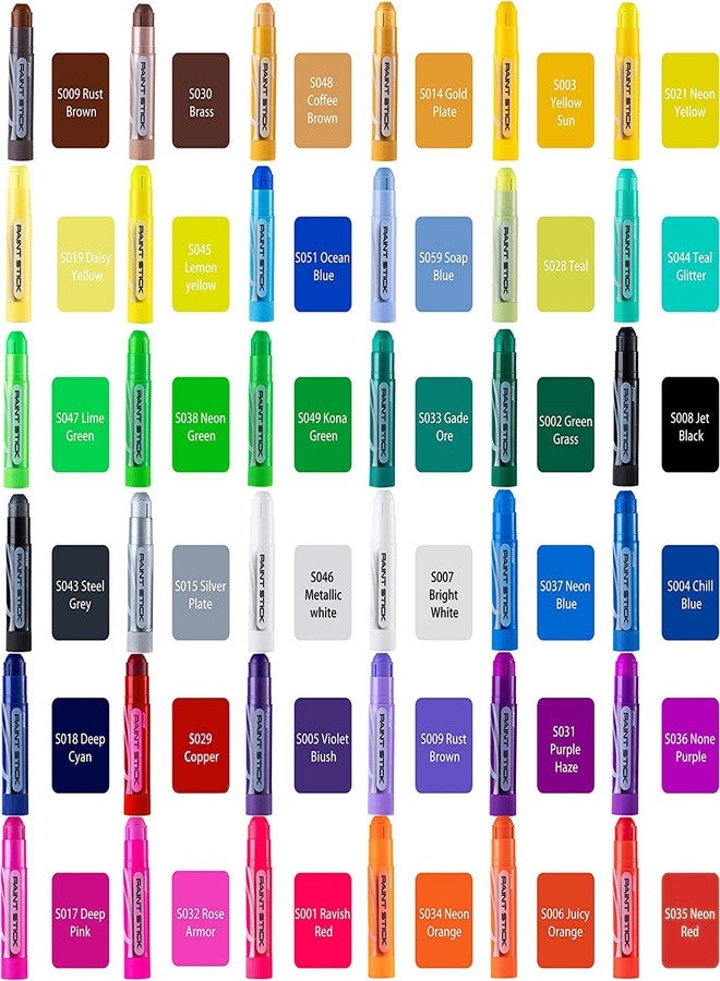 JOYIN 36 Pieces Tempera Colouring Pens, Quick Drying and No Mess, Colouring Pens for Craft Projects, Art Christmas Gifts for Your Children and Artists - Image 5