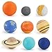 Mangdunt 9 Piece Universe Planet Solar System Model Nine Planets Model Solar System Planet Figure Cake Topper Decoration Collection Figure for Astronomy Enthusiast - Image 4