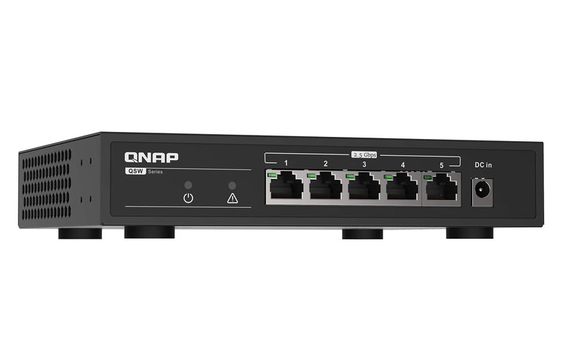 QNAP QSW-1105-5T, 5 port 2.5Gbps auto negotiation (2.5G/1G/100M), unmanagement switch - Image 2