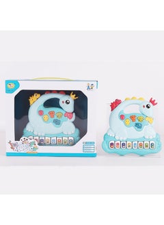 Generic Baby Cartoon Elephant Butterfly Electronic Organ Early Education Puzzle Multi-functional Electronic Organ-Specifications:Cartoon Butterfly Piano (English Window Box)  - Image 2