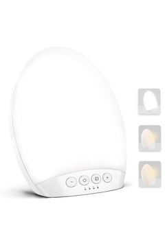 Light Therapy Lamp 10000 Lux Light, 4 Timer & Mode Happy Lamp, White/Natural/Warm Lighting, 5 Adjustable Brightness Levels, Memory Function for a Life