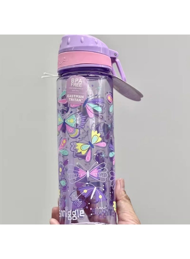Smiggle Smiggle Unicorn Spray Water Bottle - Portable Hydrating Sports Flask for Kids and Students